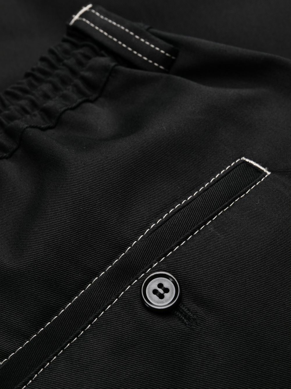 contrast-stitching trousers - 7