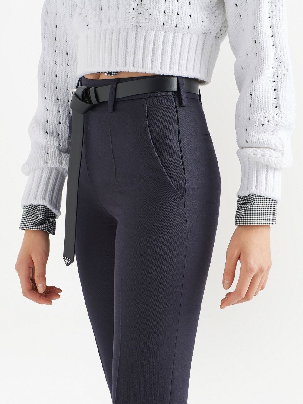 Gabardine wool trousers - 5
