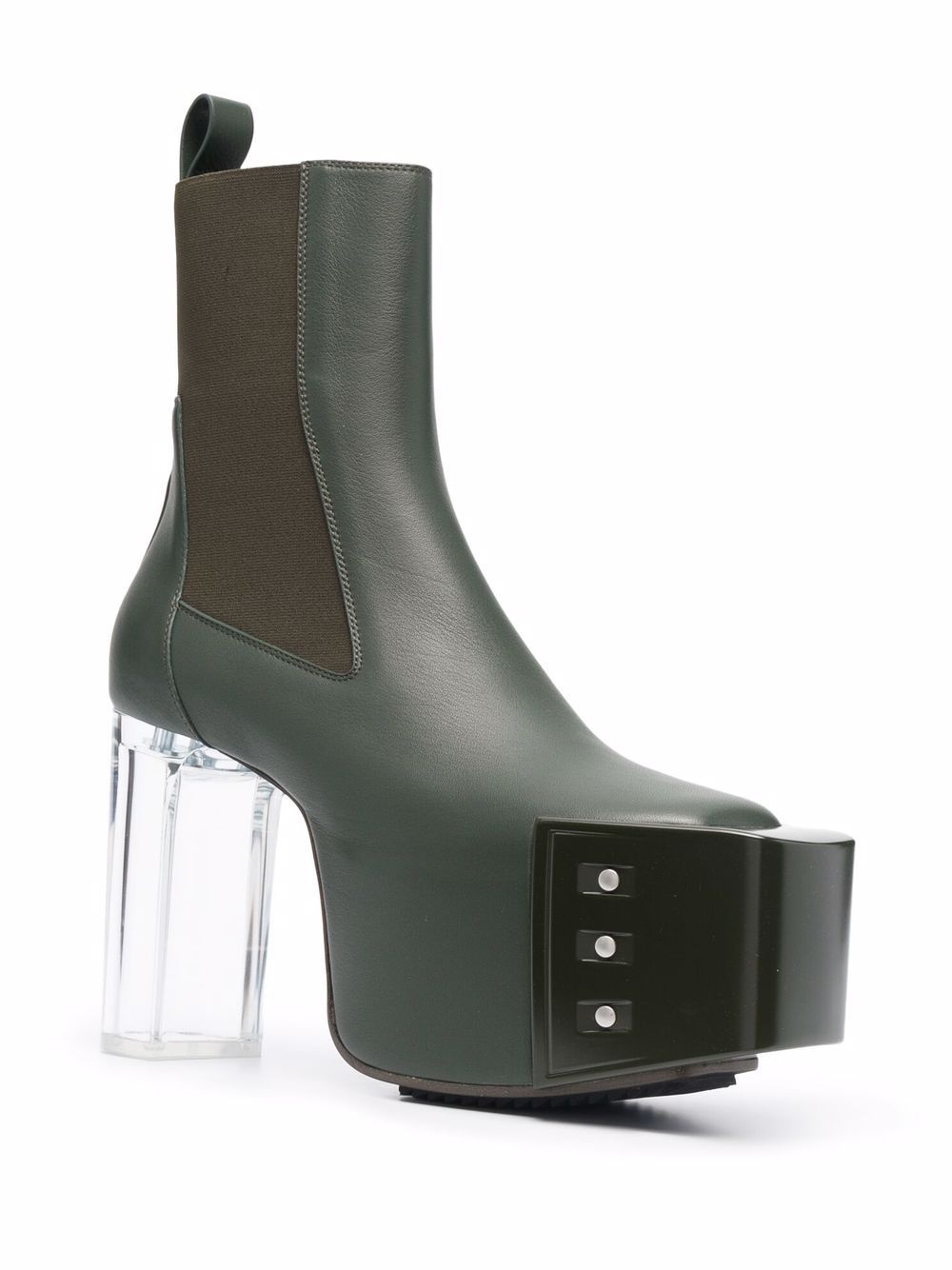 Beveled platform boots - 2