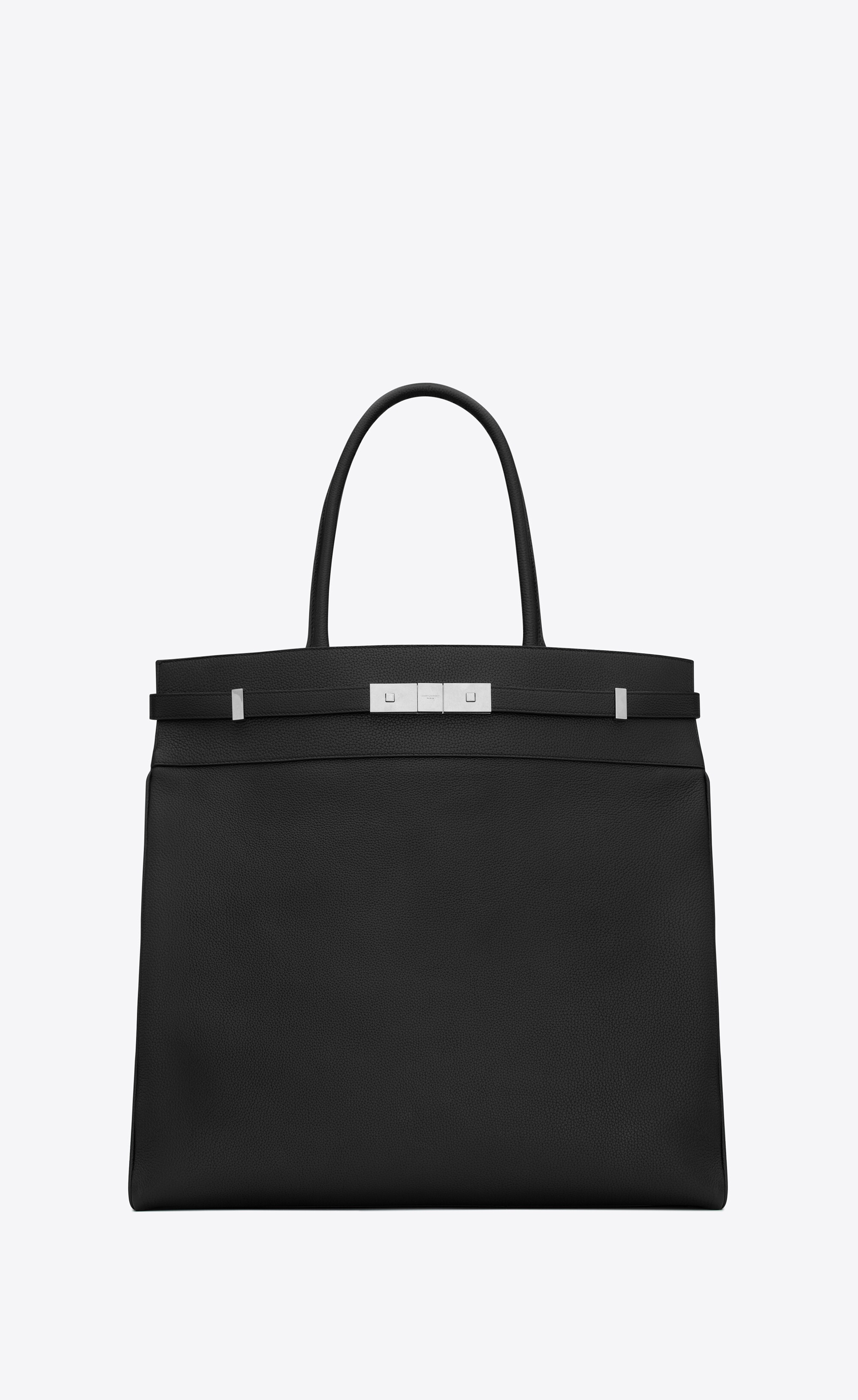 manhattan n/s tote in grained leather - 1