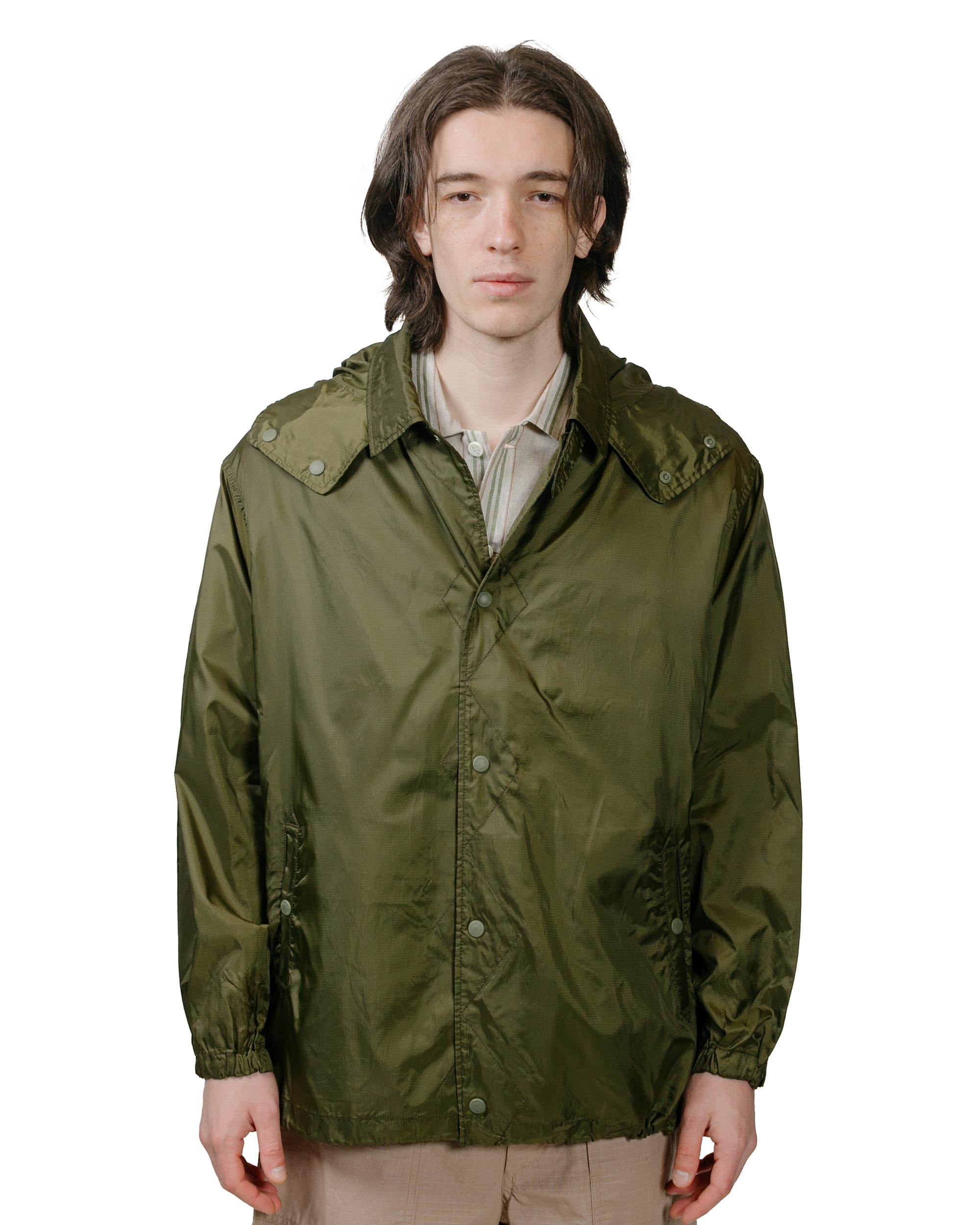 Wind Breaker Olive Nylon Ripstop - 2