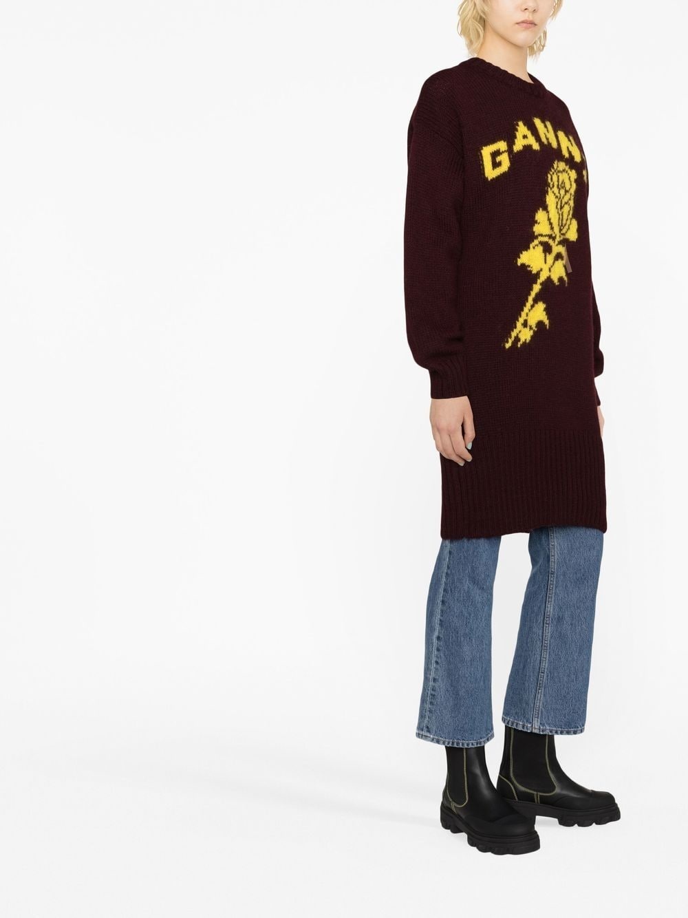 intarsia-knit jumper - 3
