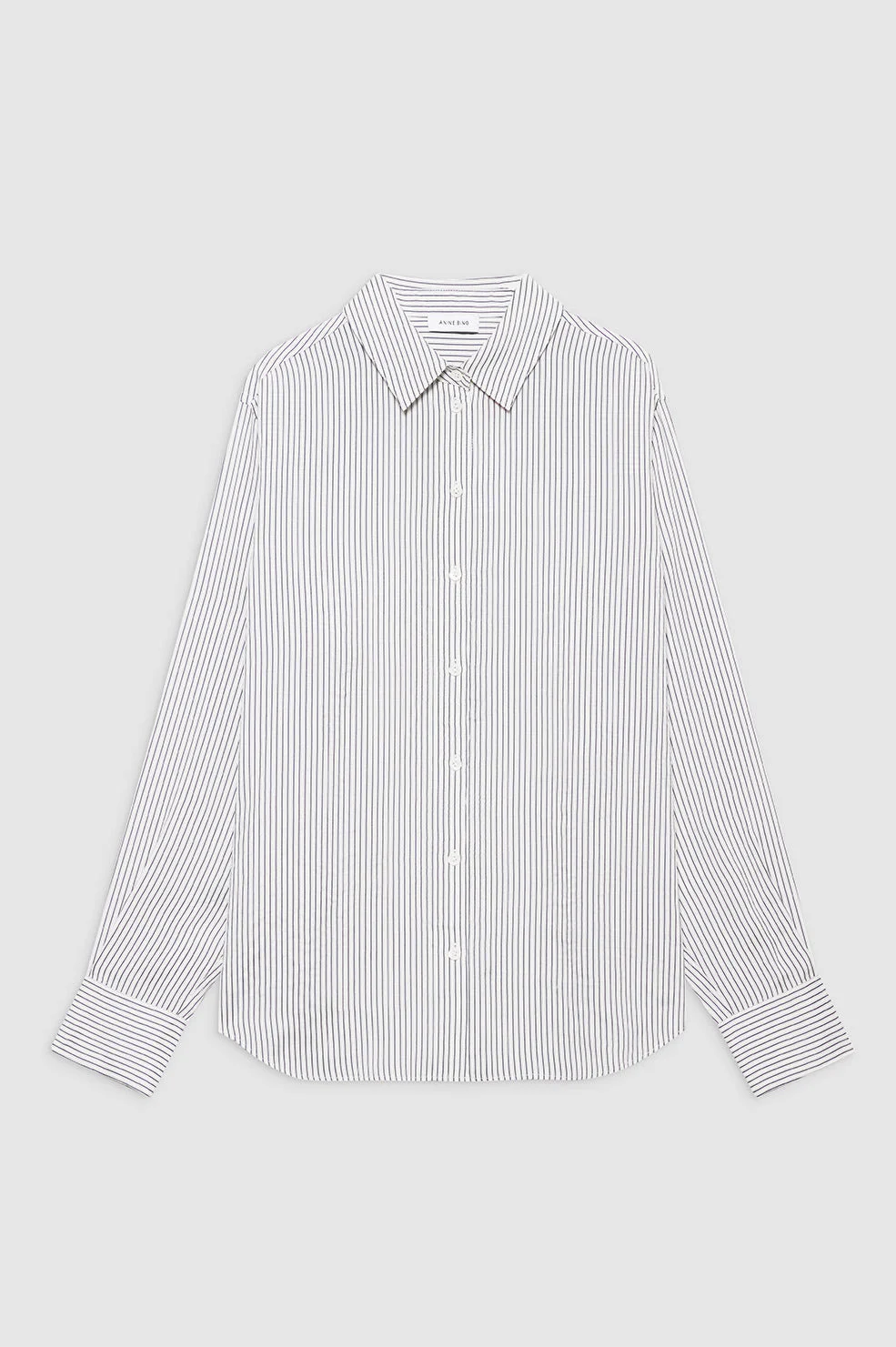 Essie Shirt - White And Navy Stripe - 1