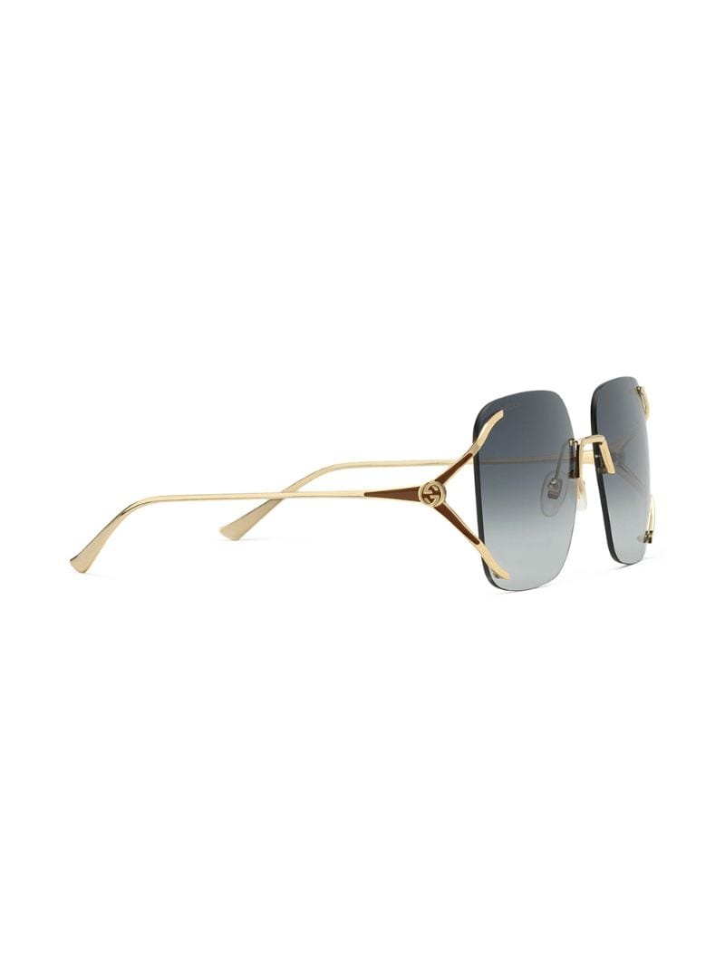 square metal sunglasses - 2