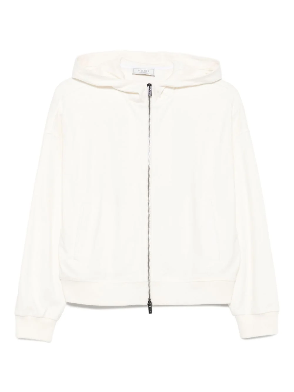 zip-fastening hoodie - 1