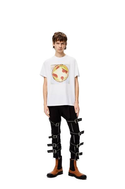 Loewe Pizza print T-shirt in cotton outlook