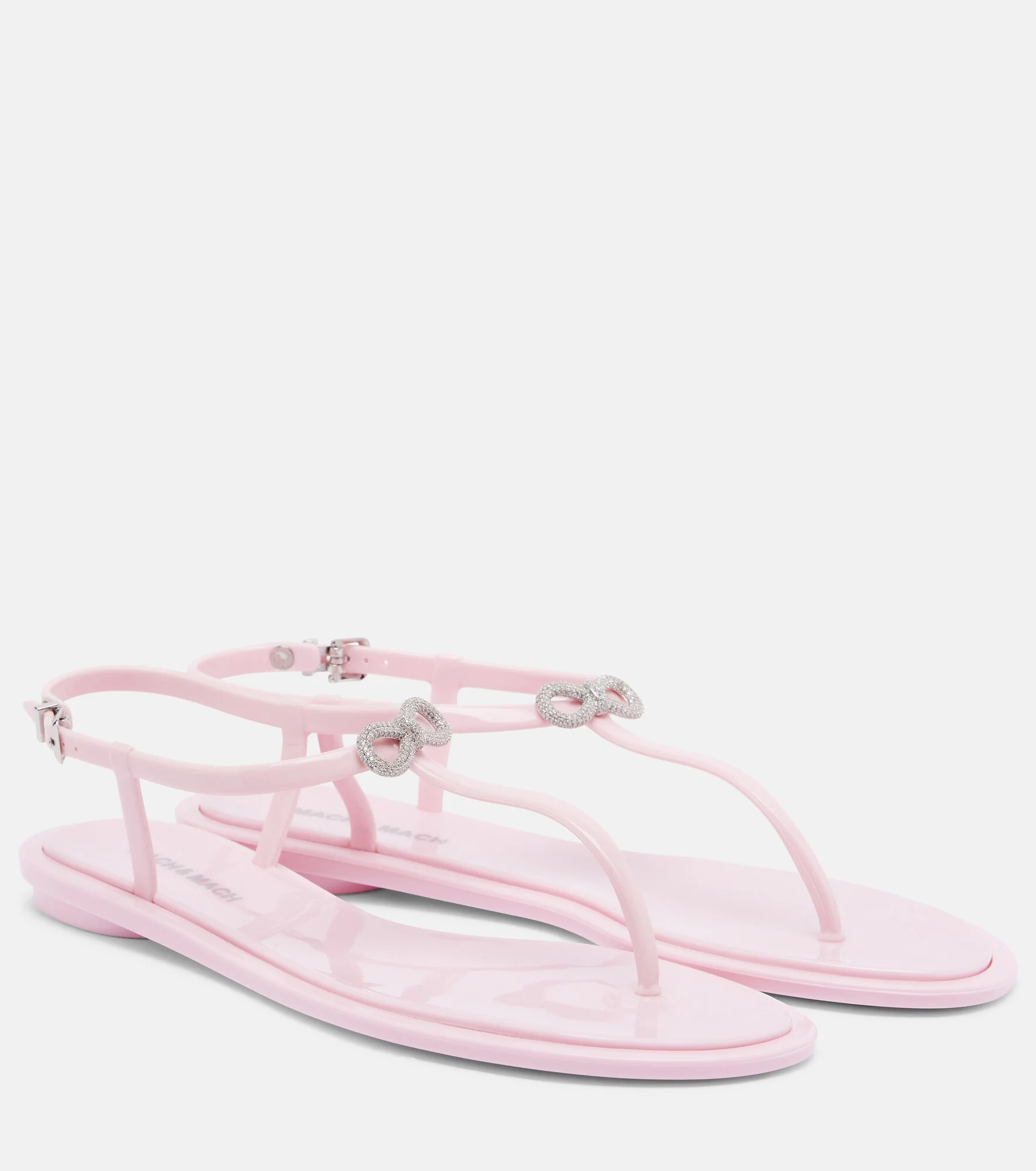 Riviera embellished thong sandals - 1