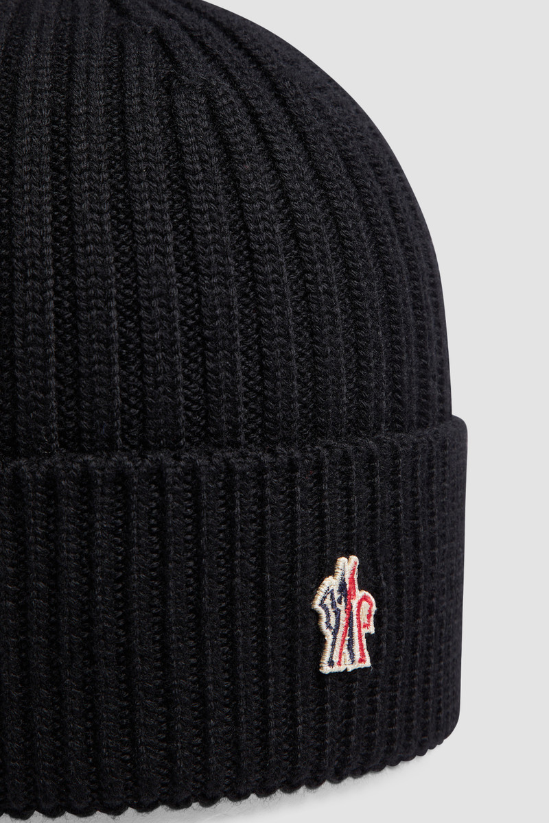 Ribbed Knit Wool Beanie 3