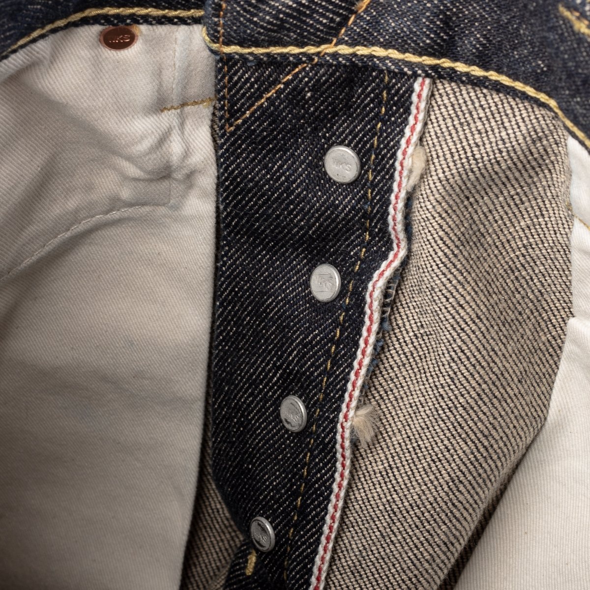 IH-888-SST 21oz Shinayaka Selvedge Denim Medium/High Rise Tapered Cut Jeans - Indigo - 12