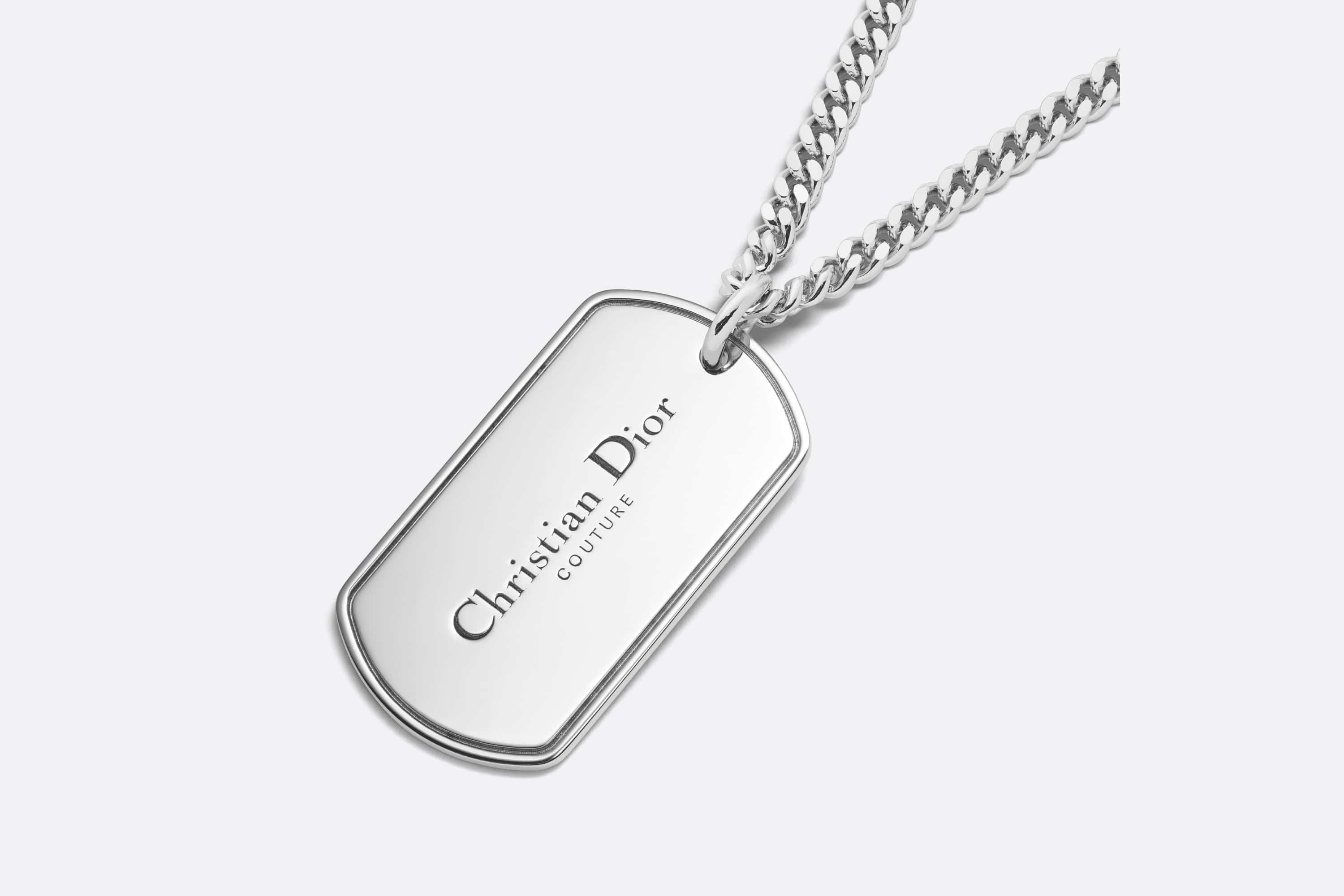 CD Couture Plate Pendant Necklace - 3