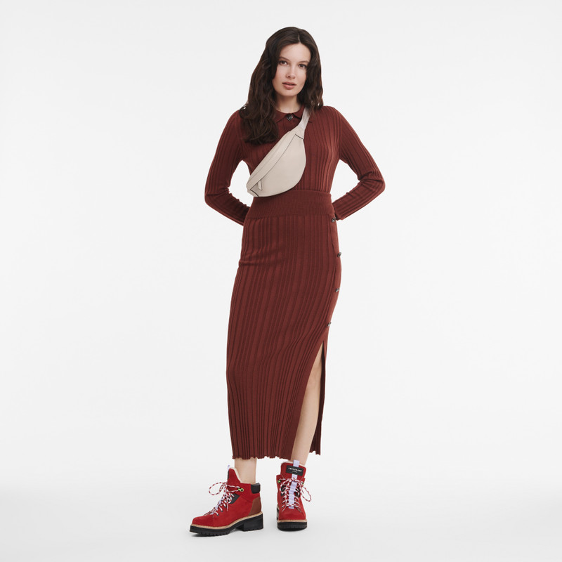 Longchamp Longchamp 3D M Belt bag Clay - Leather outlook