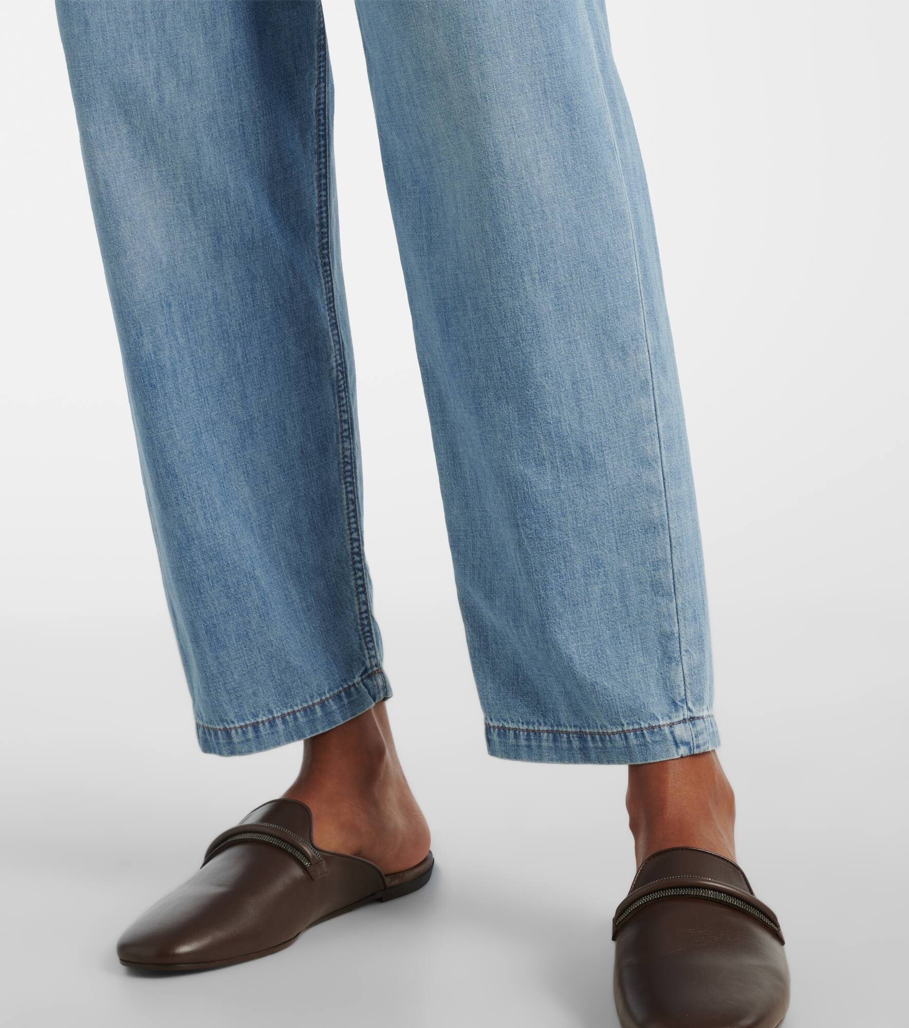 High-rise straight jeans - 5