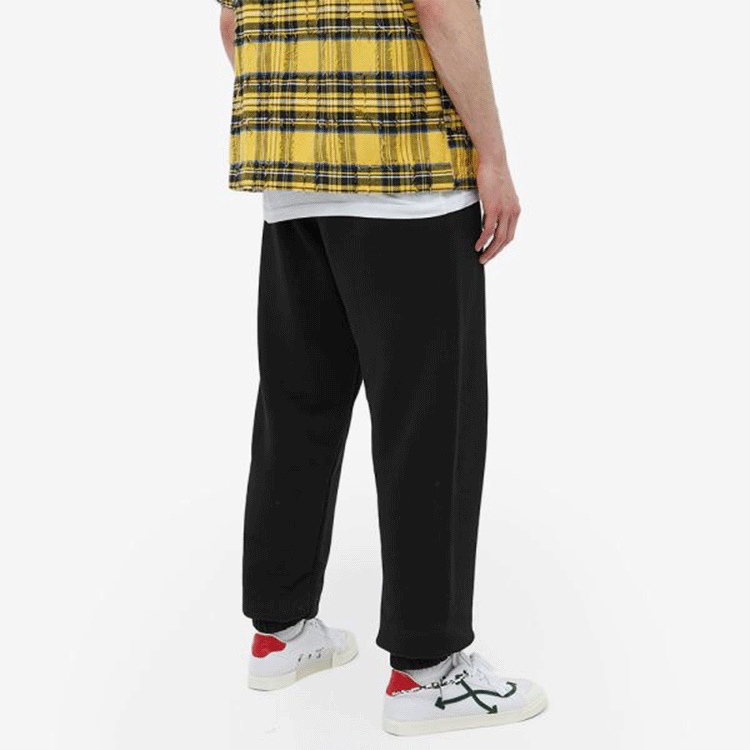 Palm Angels SS22 Side Logo Sweatpants 'Black White' PMCH010C99FLE0011001 - 4