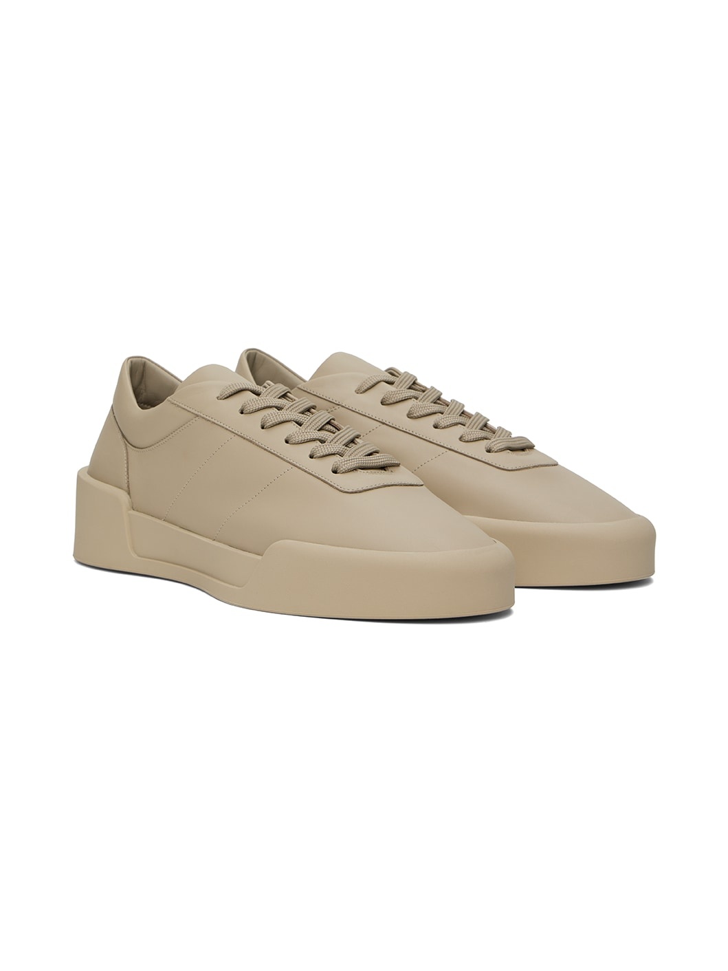 Taupe Aerobic Low Sneakers - 4