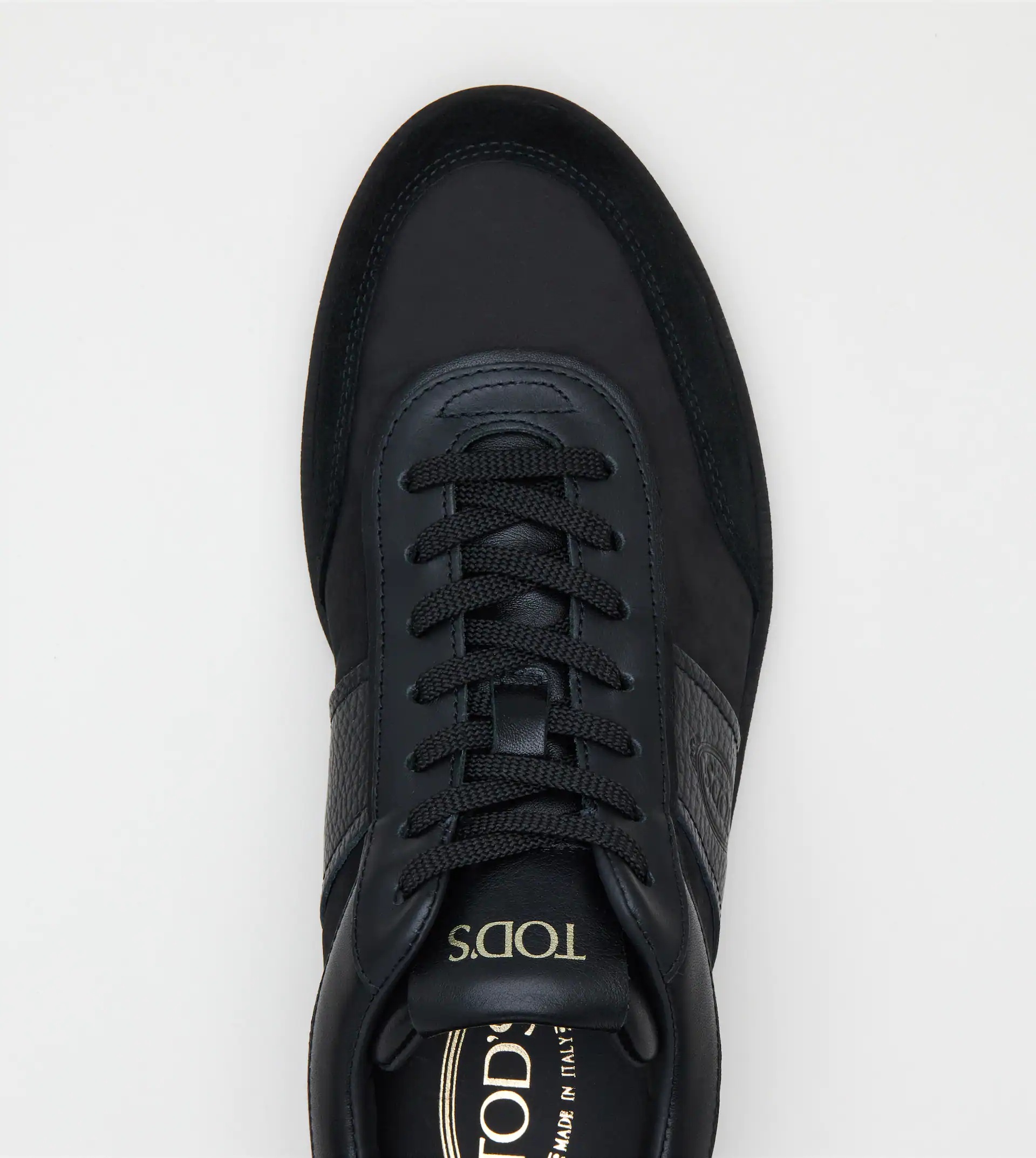 TOD'S TABS SNEAKERS IN SUEDE - BLACK - 4