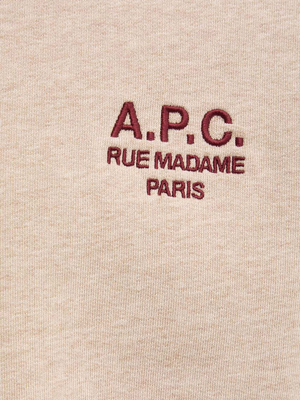 embroidered crew-neck sweatshirt - 5