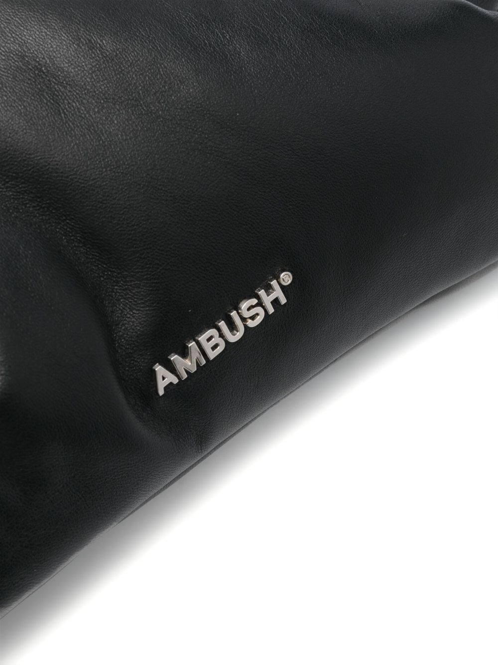 Nejiri leather clutch bag - 4