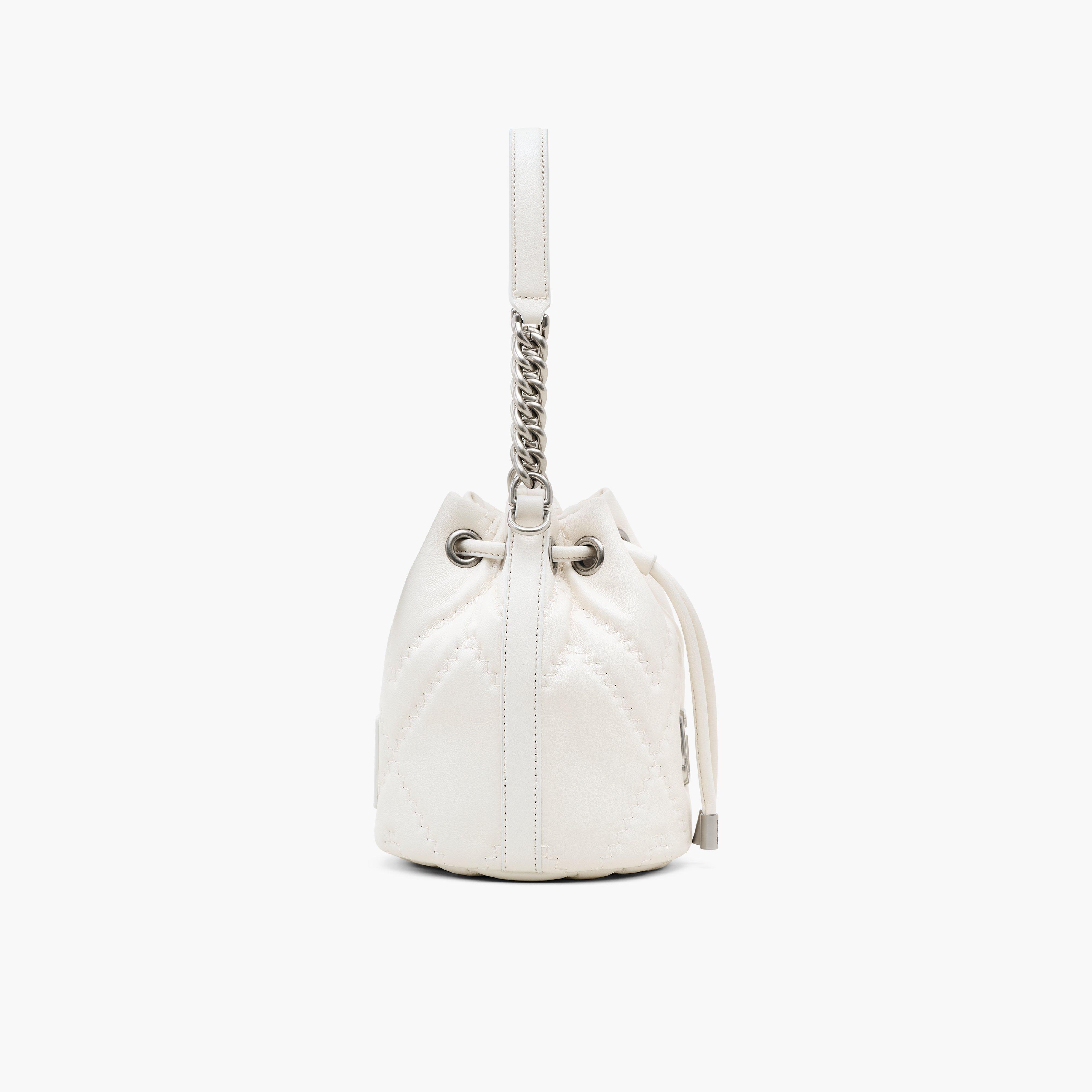 THE QUILTED LEATHER J MARC BUCKET BAG - 3