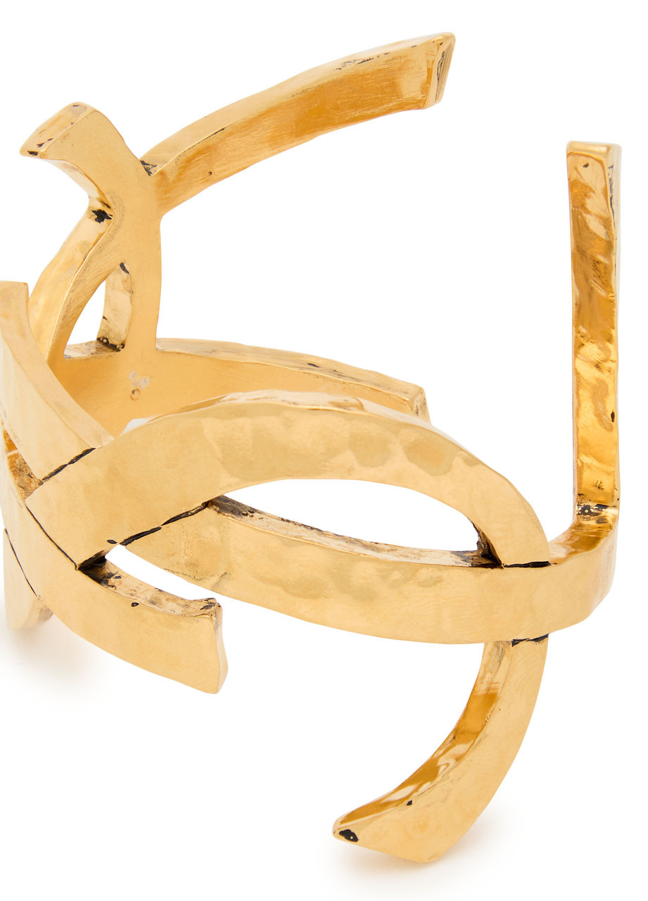 Saint Laurent Cassandra Logo Cuff - 4