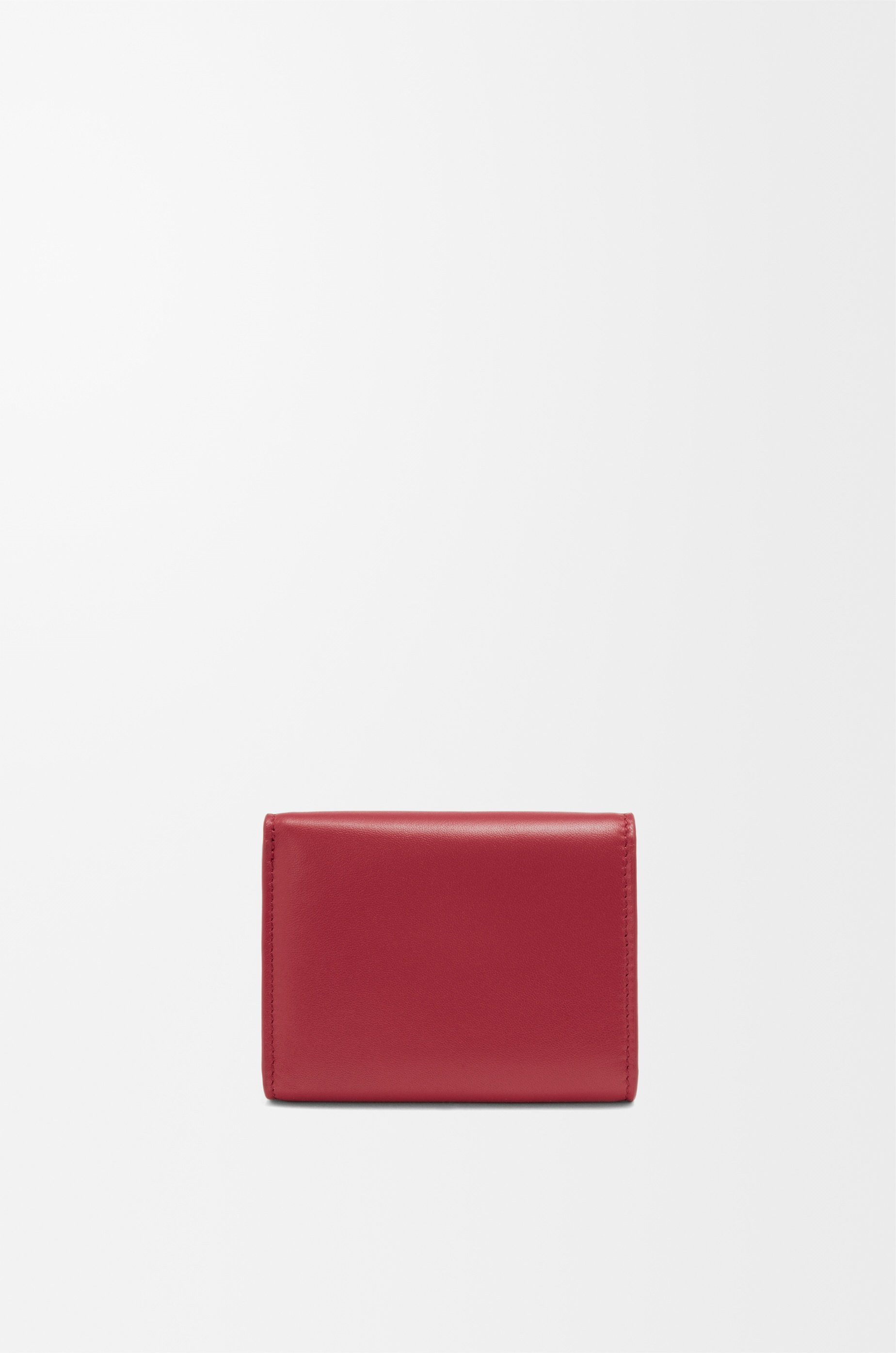 Puffer Anagram trifold wallet in shiny nappa calfskin - 5