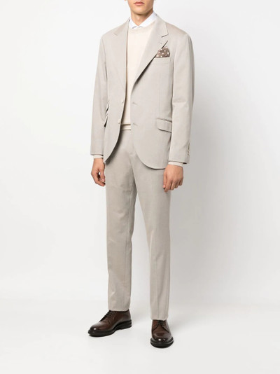 Brunello Cucinelli single-breasted suit outlook