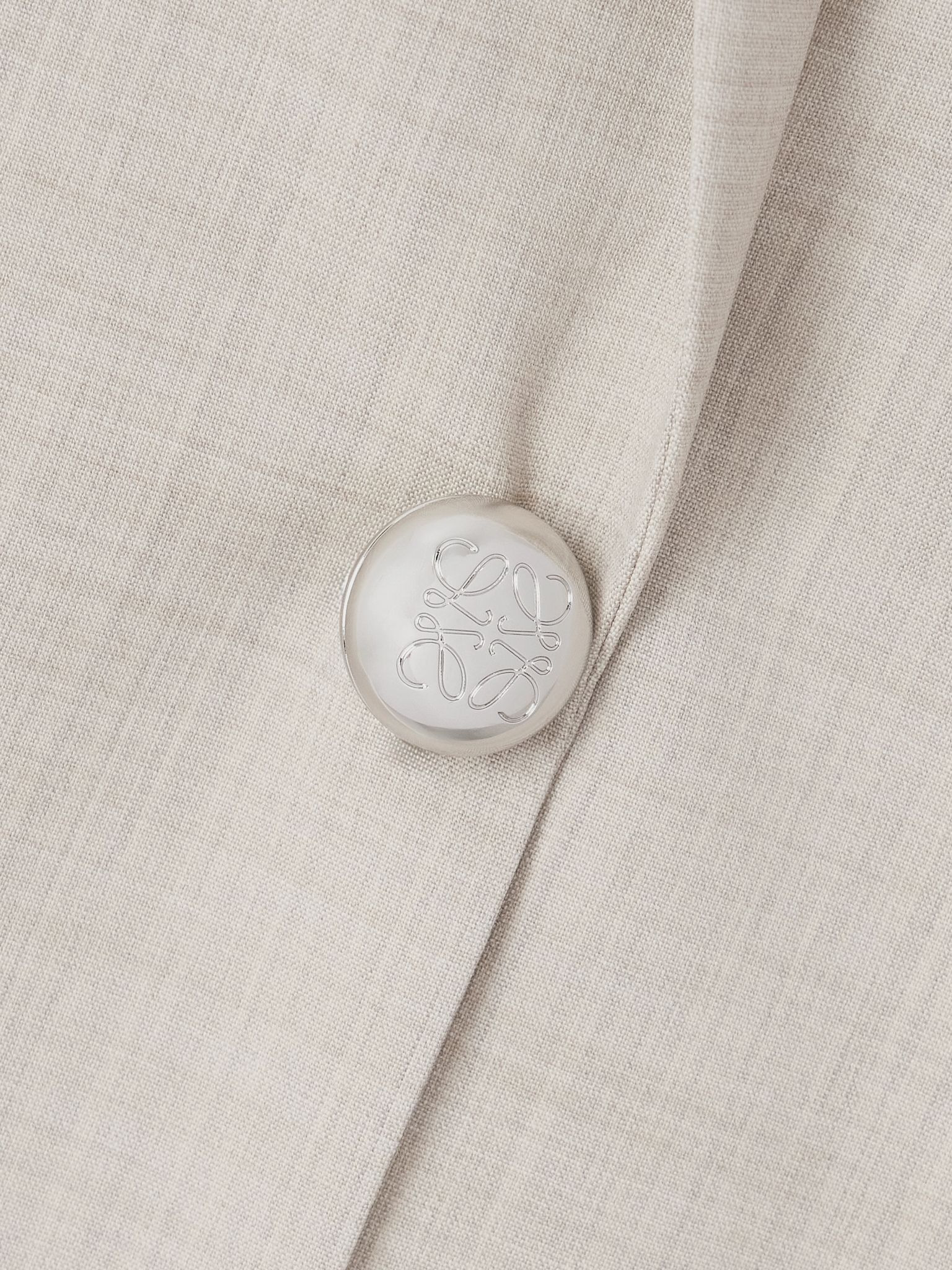 Wool wrap blazer Neutral - 4