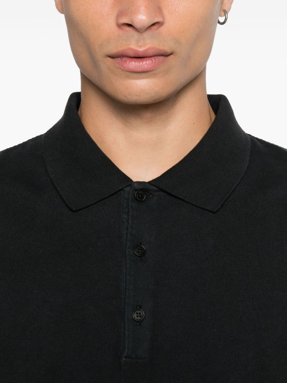 short-sleeve buttoned polo shirt - 4