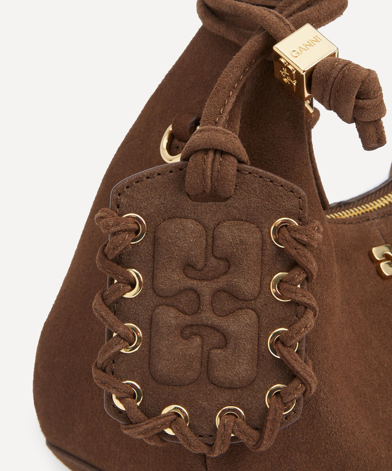 Suede Mini Hobo Bag 5