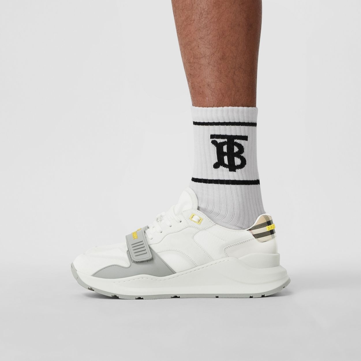 Suede, Vintage Check and Leather Sneakers - 3