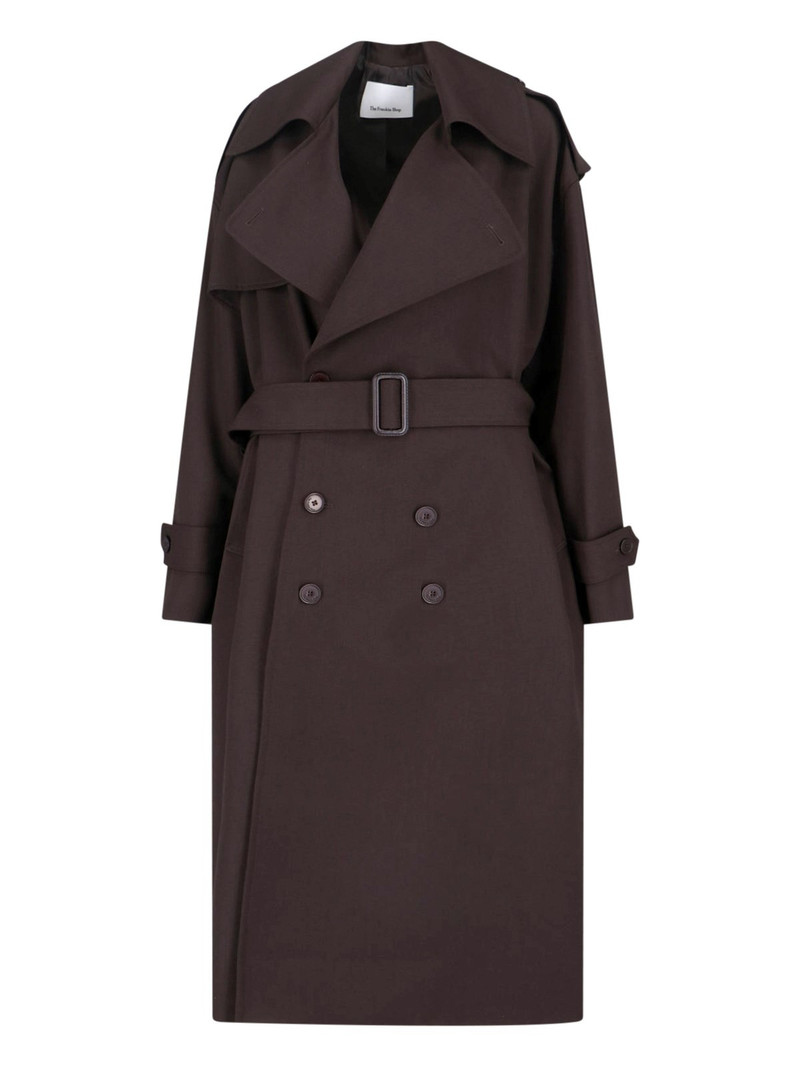 The Frankie Shop 'DURSLEY' DOUBLE-BREASTED TRENCH COAT outlook