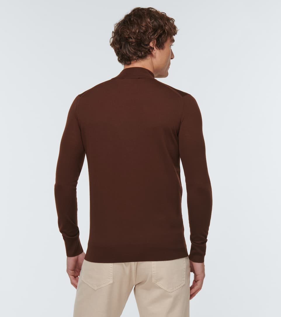 Virgin wool turtleneck sweater - 4