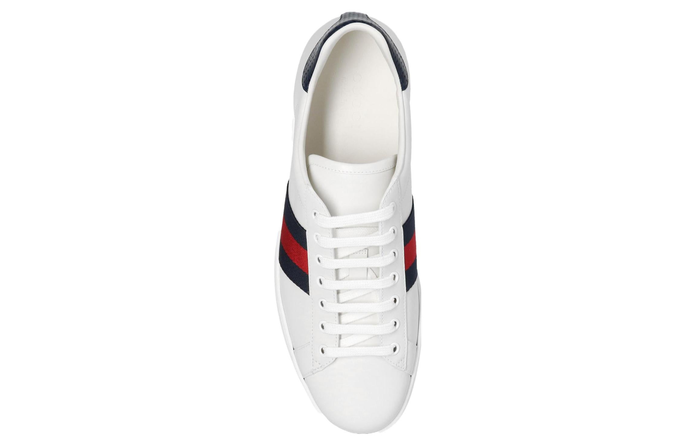 Gucci Ace Leather 'White Blue' 386750-02JR0-9072 - 5