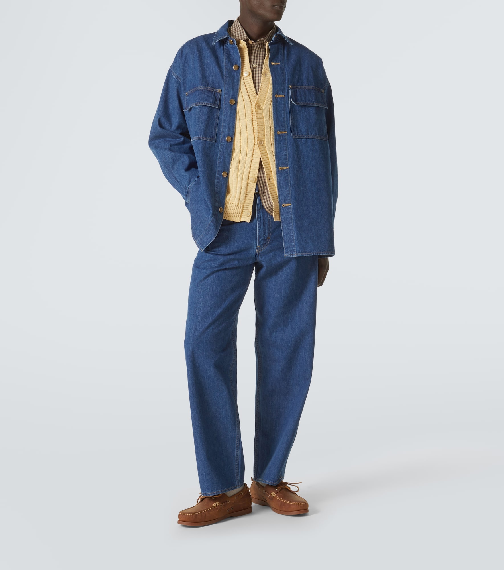 Belted straight jeans - 2