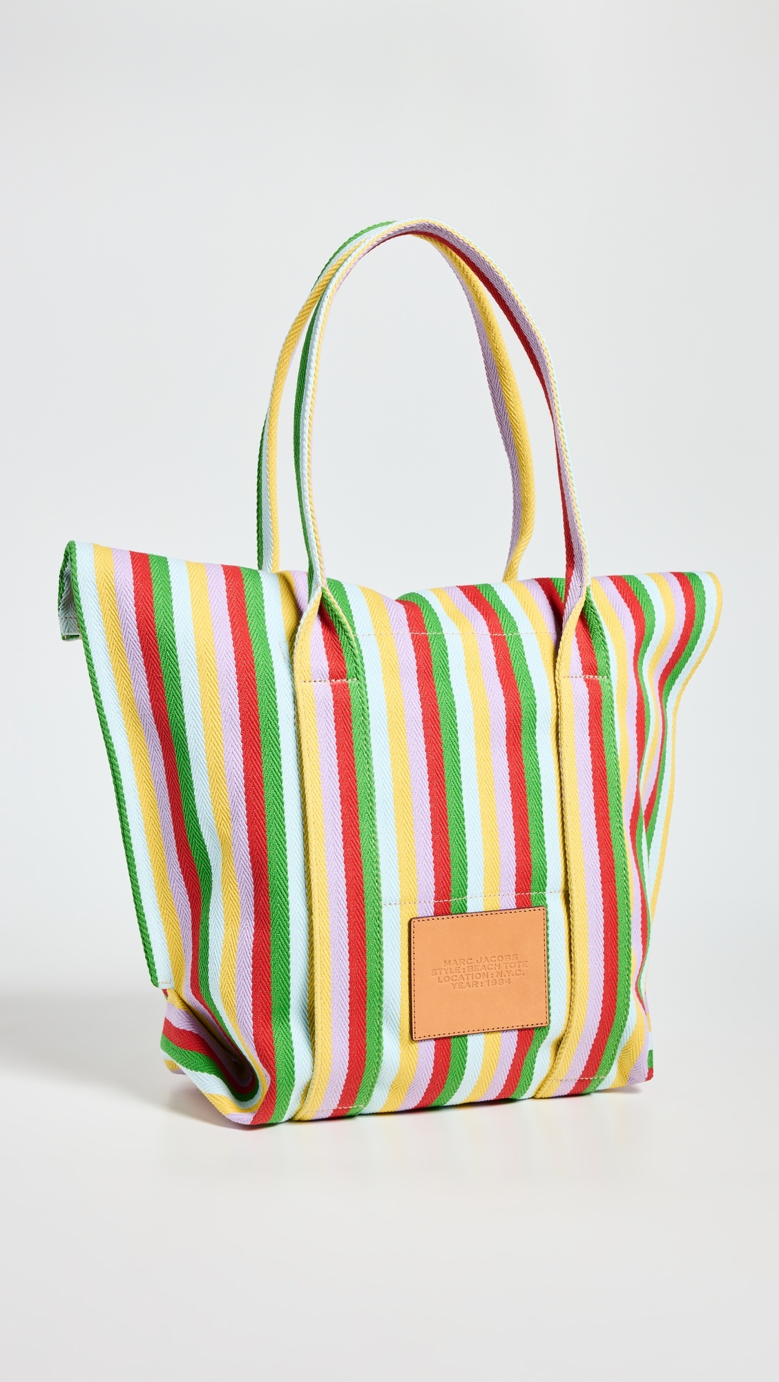 The Striped Jacquard Beach Tote Bag - 3