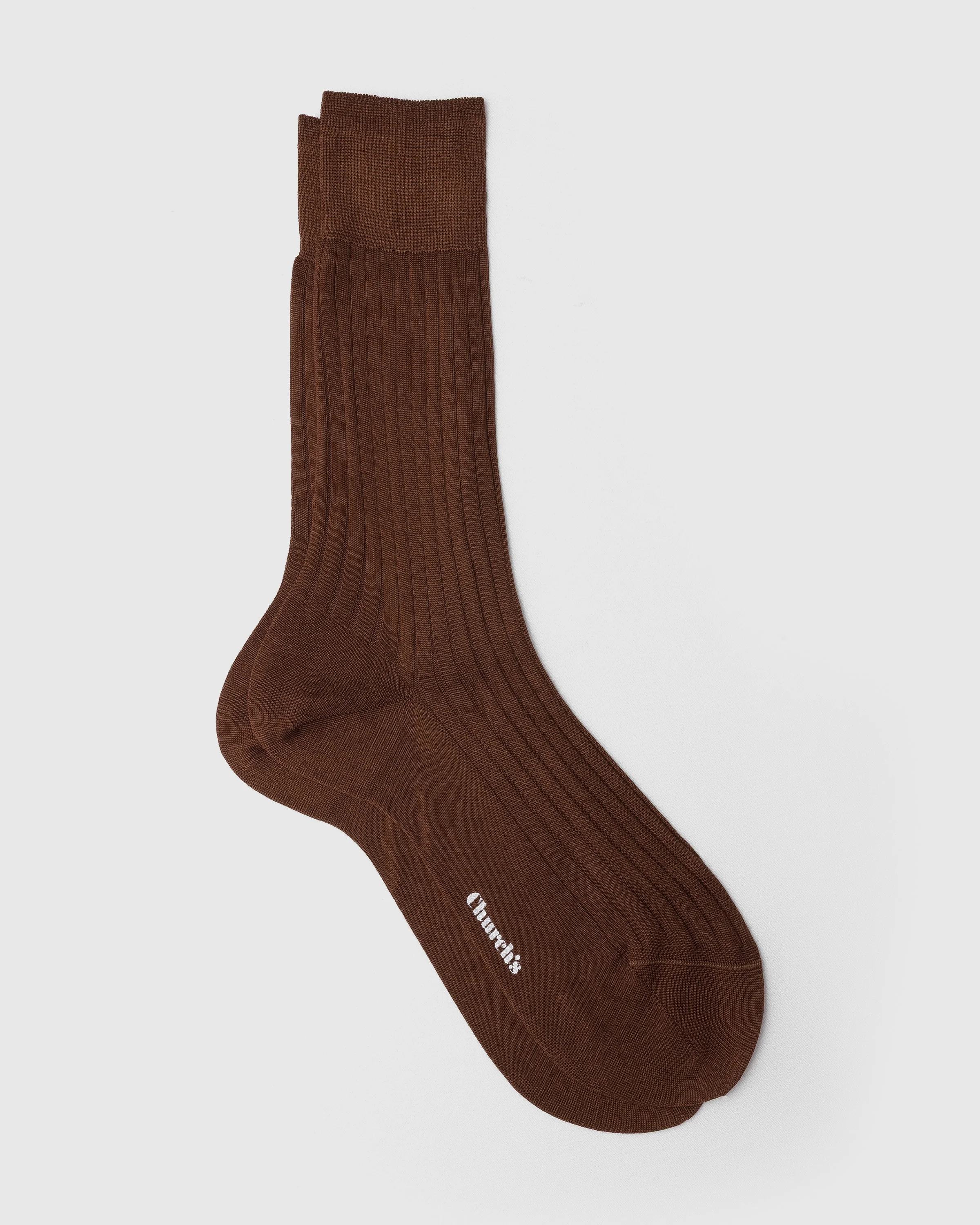 Ribbed cotton socks - 1
