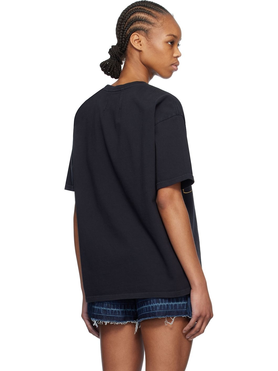 Black '' Script Crest T-shirt - 3