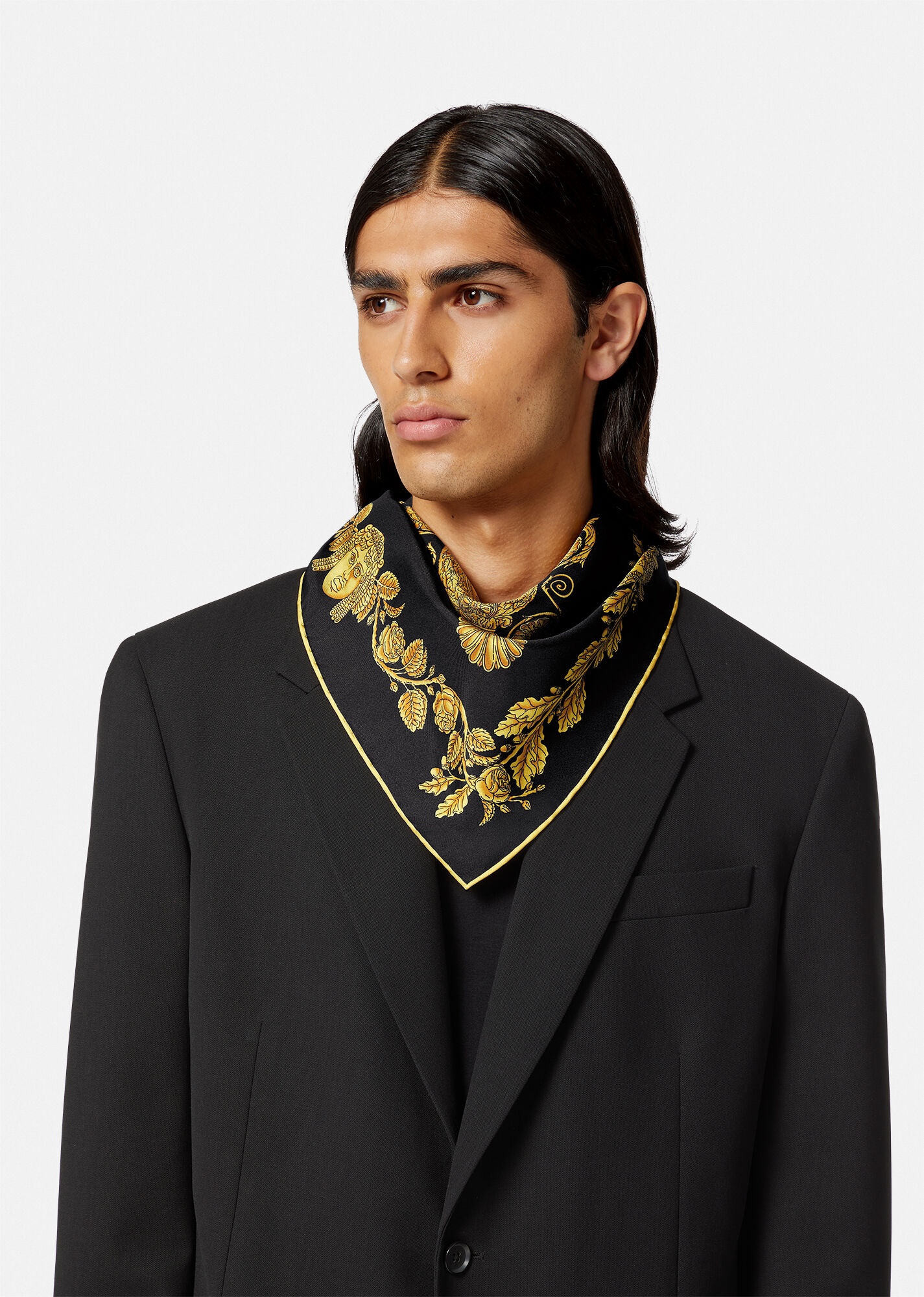Maschera Baroque Silk Triangle Foulard - 3