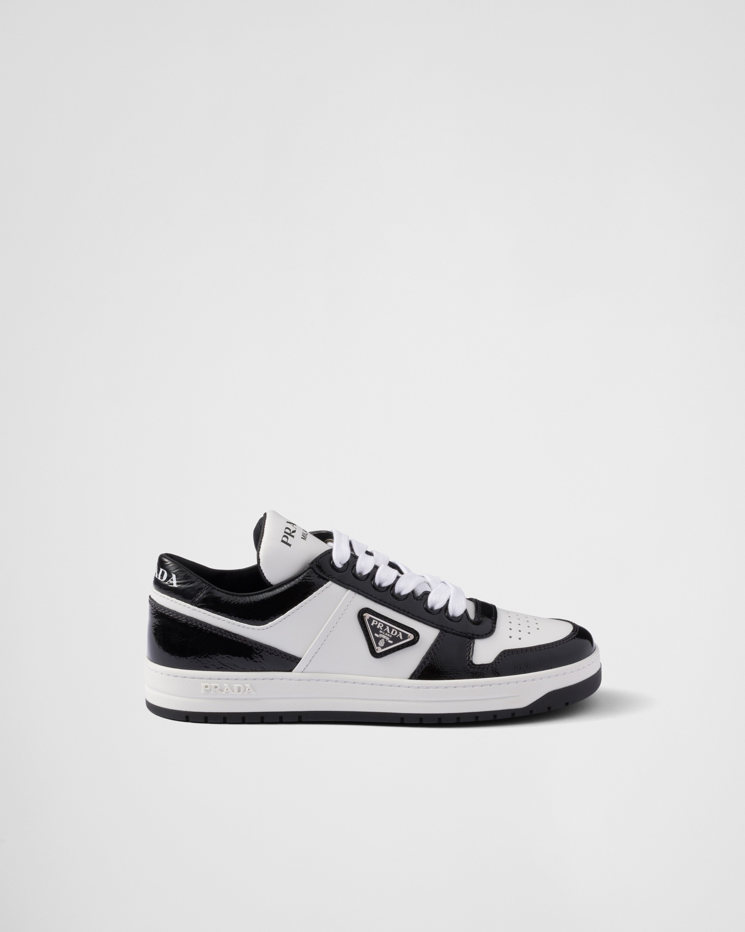Prada Downtown leather sneakers | REVERSIBLE