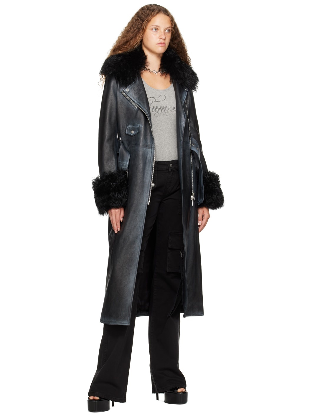 Black Marina Mules - 5