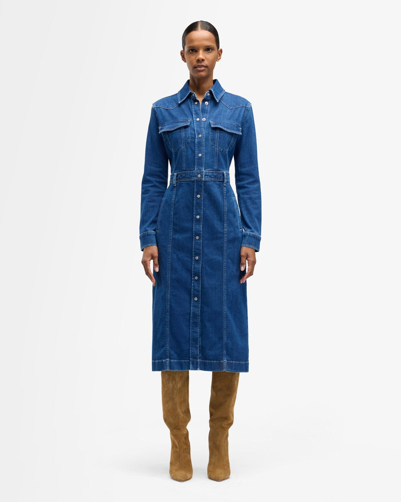 7 For All Mankind Left Hand Luxe Dress in Lolly outlook