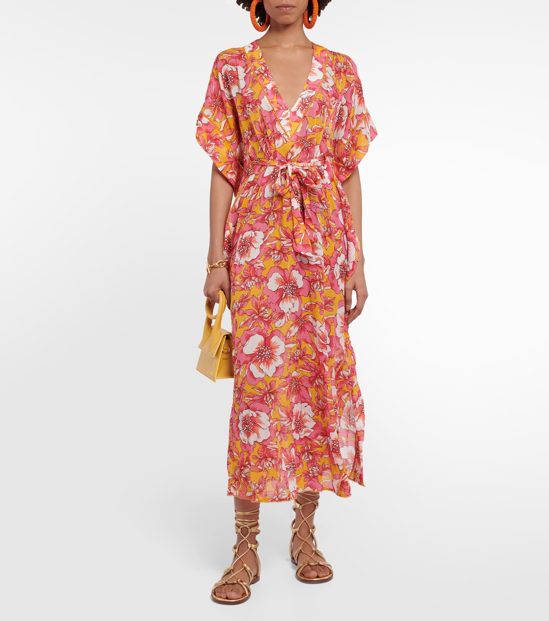 Andrea floral kaftan - 2