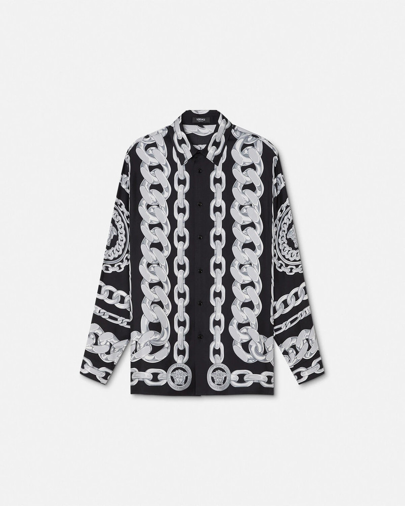 Medusa Chains Silk Shirt 1