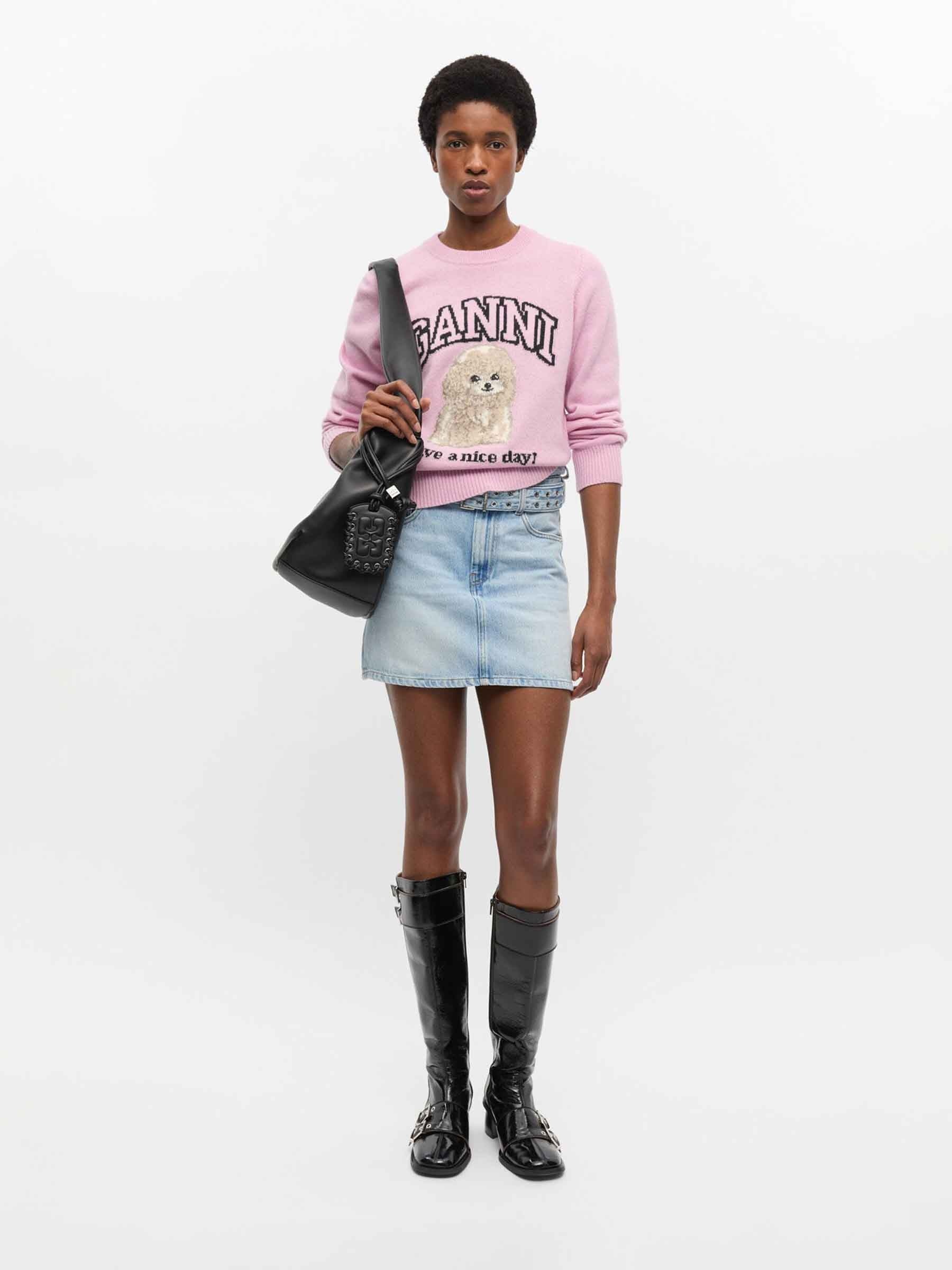 POODLE KNIT JERSEY - 2