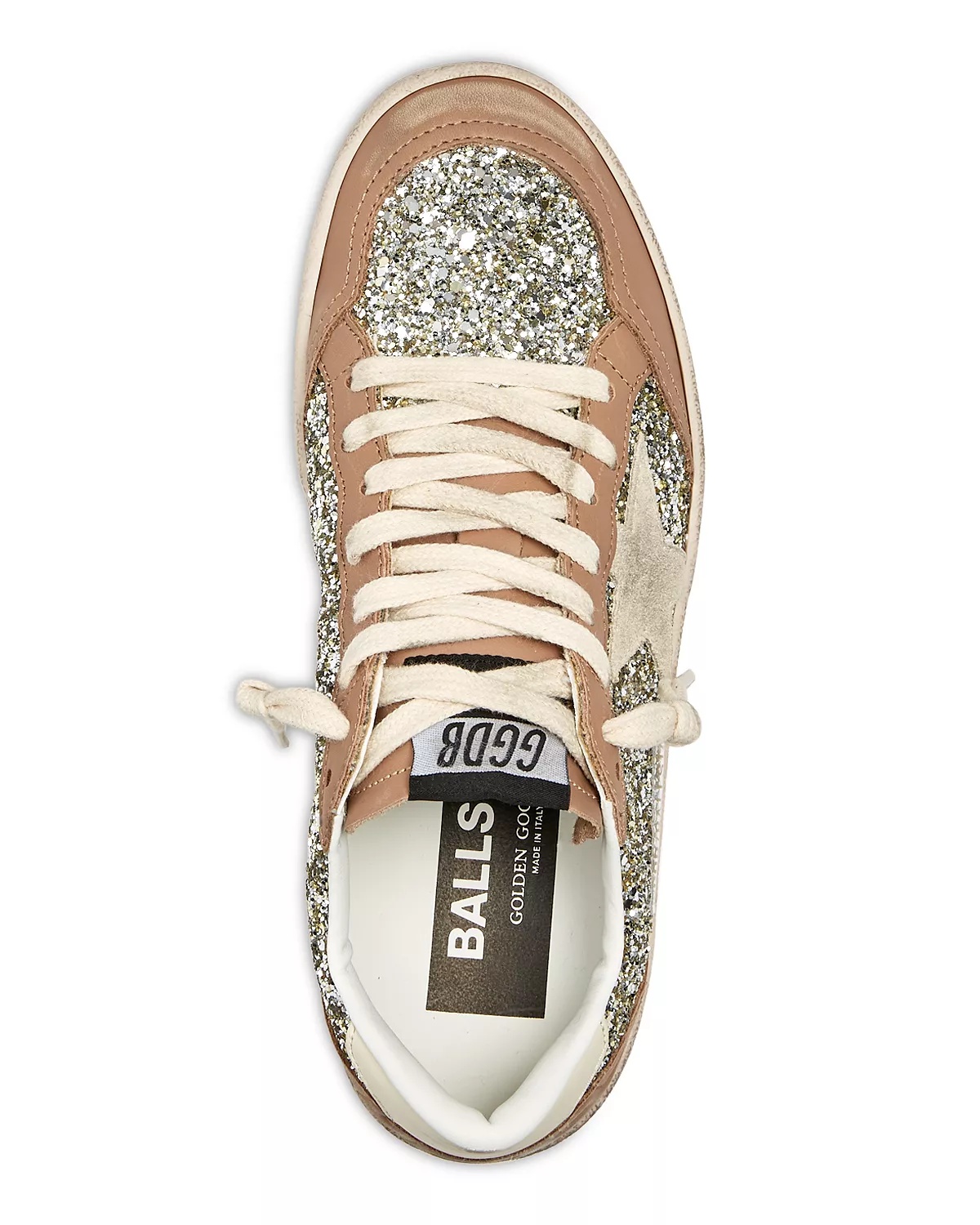 Unisex Ball Star Embellished Low Top Sneakers - 3