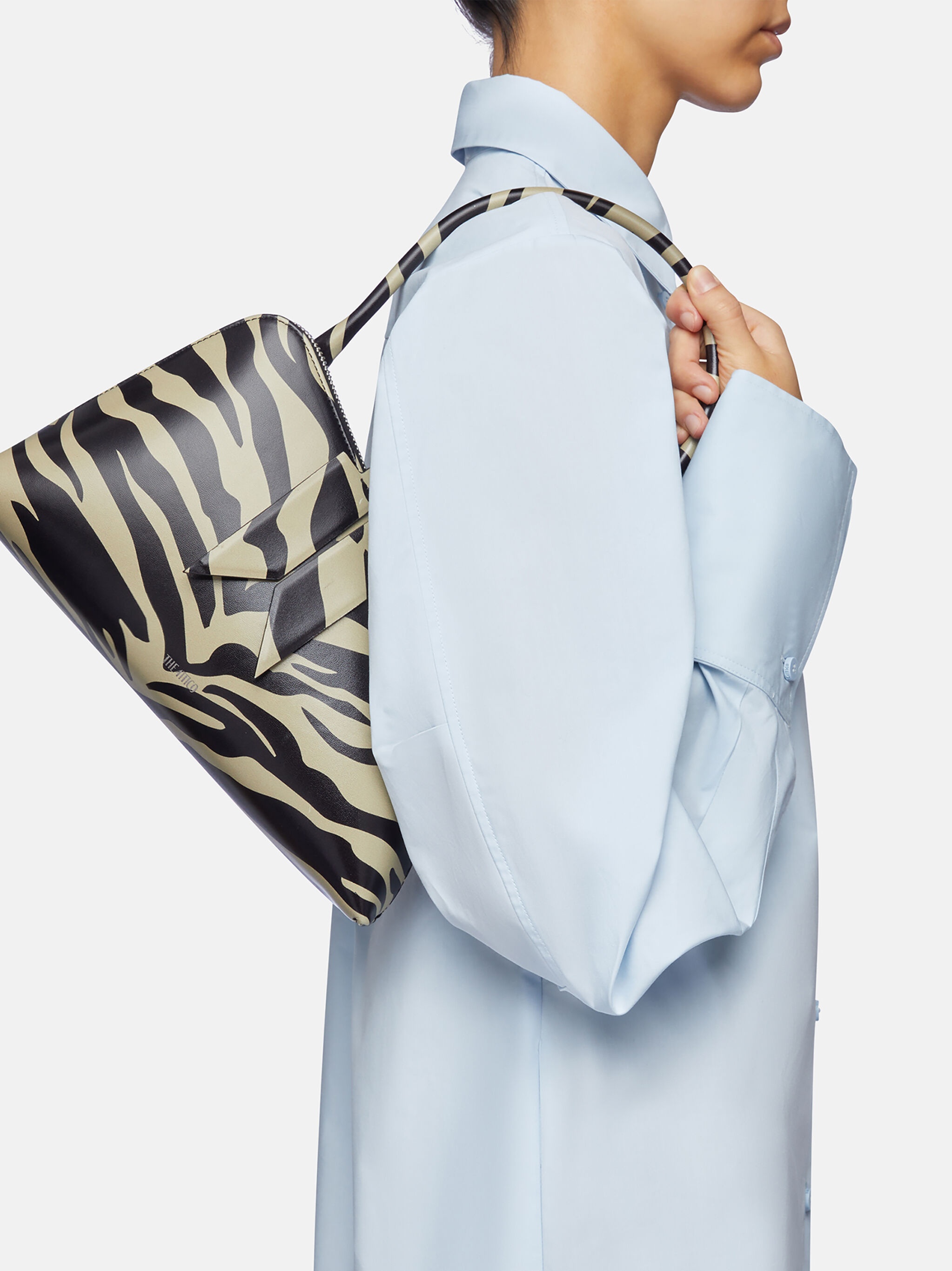 ''SUNRISE'' BLACK AND SAFARI SHOULDER BAG - 2