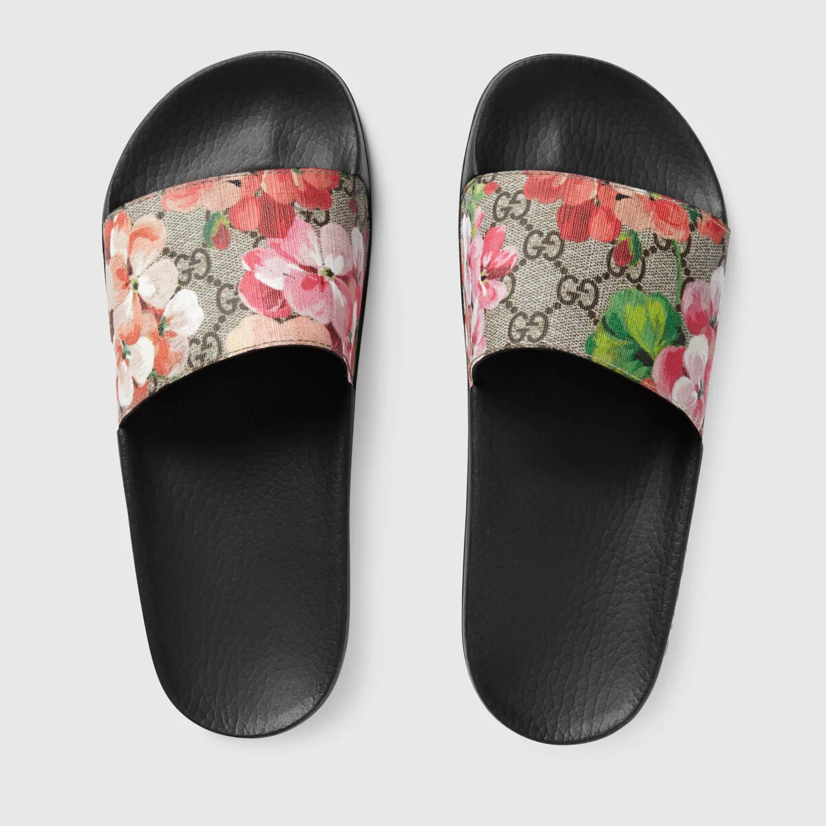 GG Blooms Supreme floral slide sandal - 3