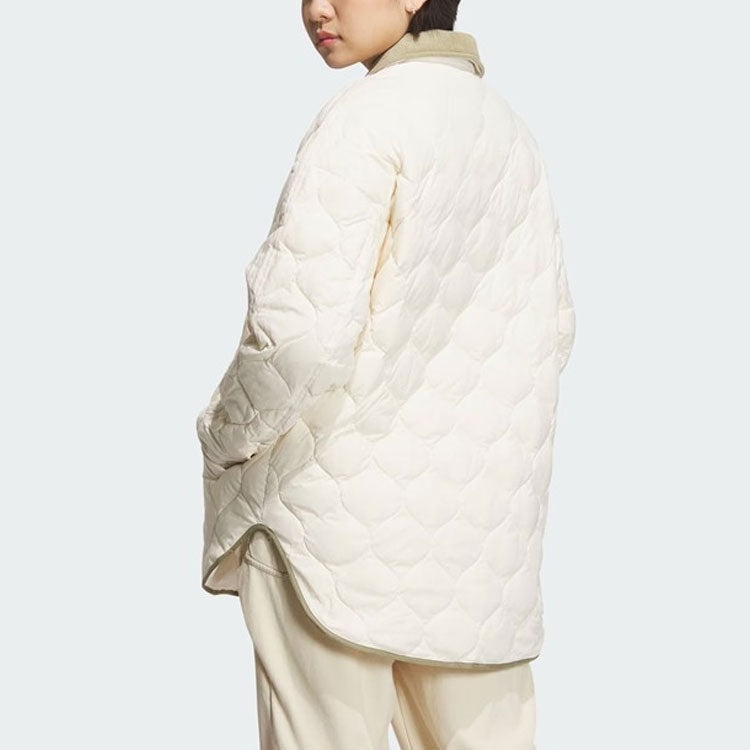 (WMNS) adidas Originals LW Mid Down Jacket 'White' IN0979 - 3