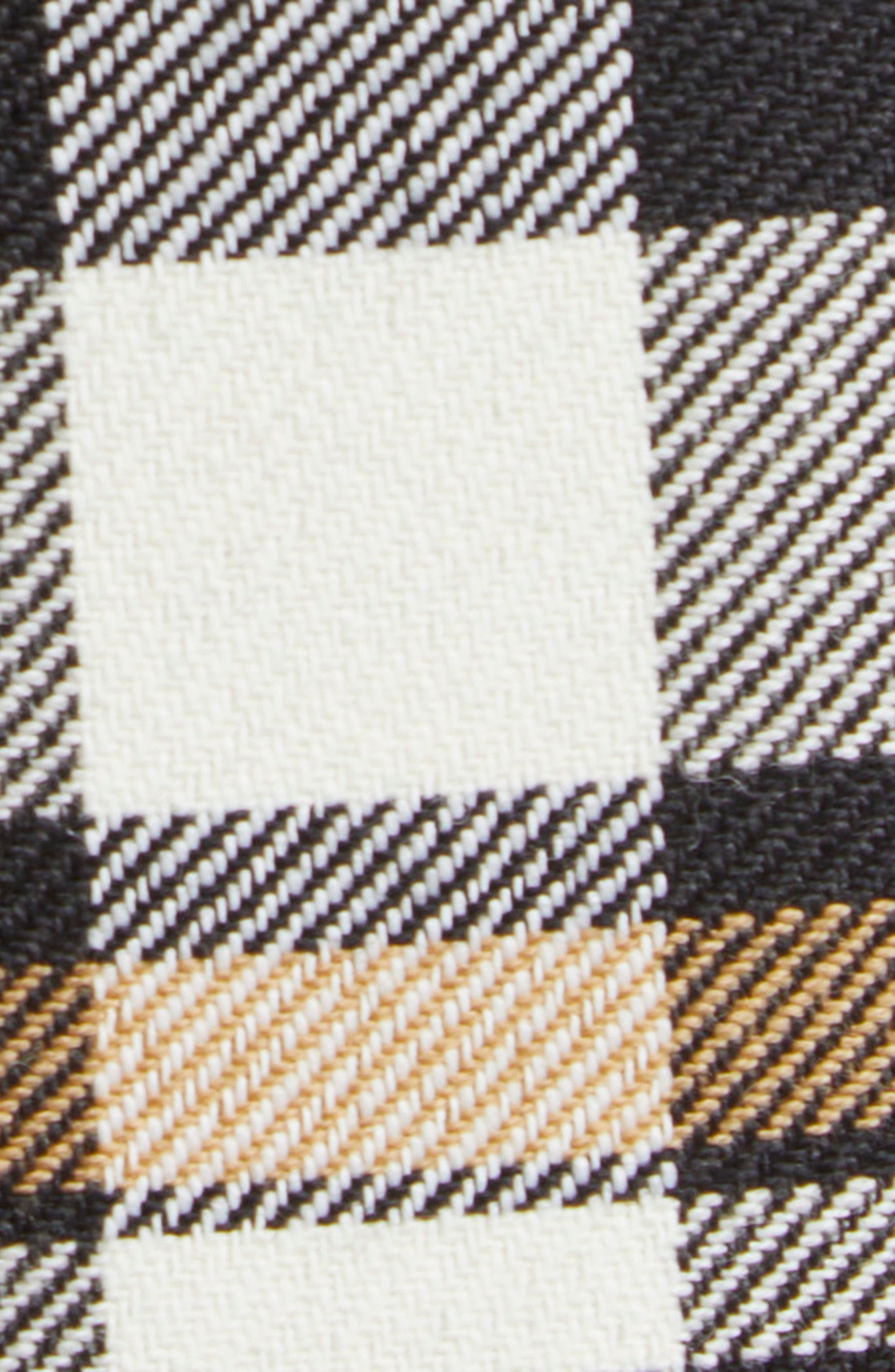 Acne Studios Check Jacquard Minidress in Multi Brown at Nordstrom - 6