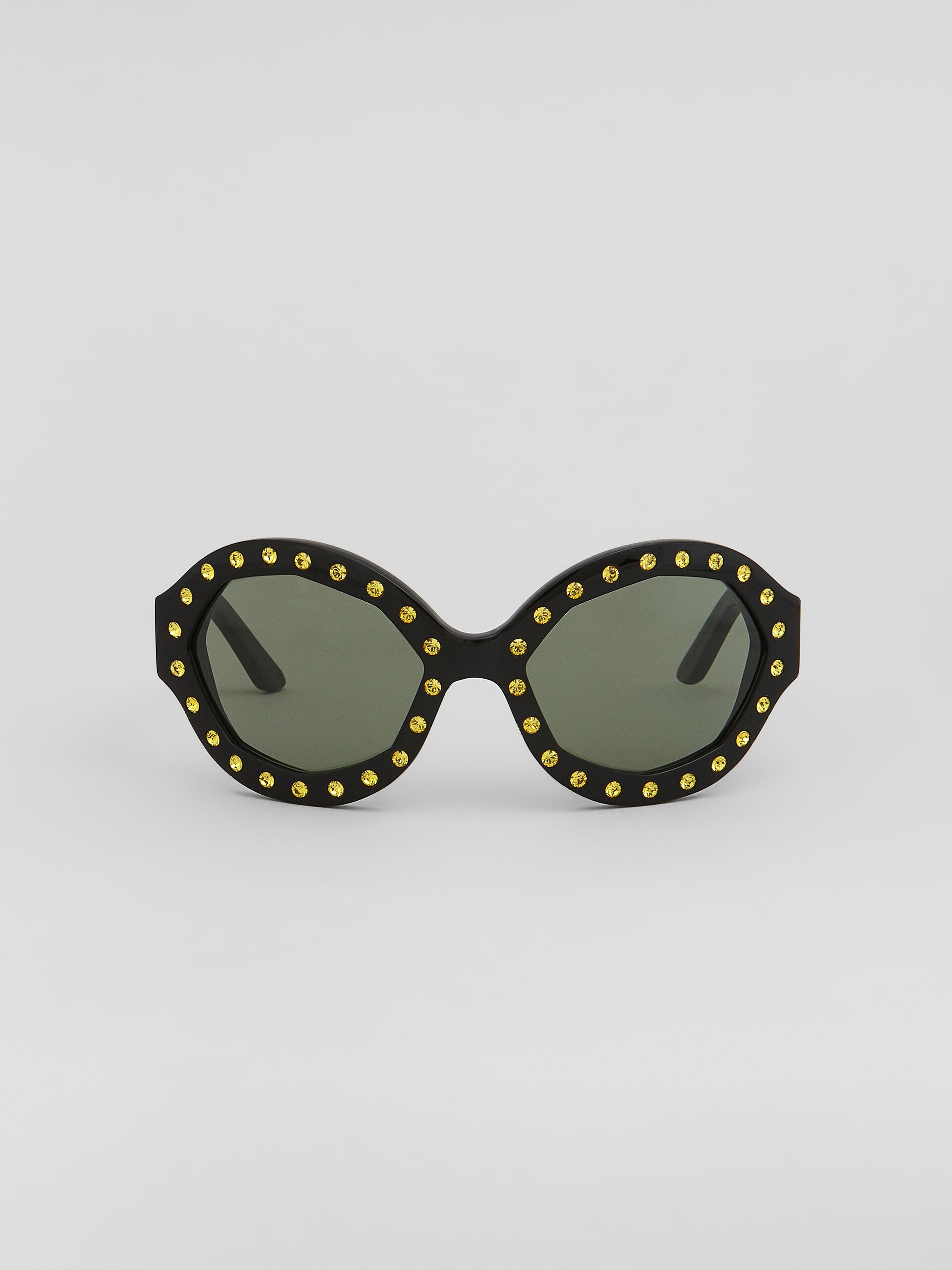 NAICA MINE BLACK ACETATE SUNGLASSES - 1
