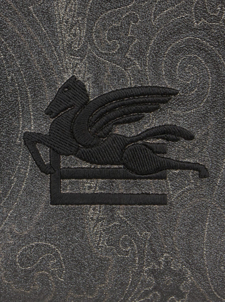 MEDIUM PAISLEY POUCH WITH PEGASO DETAIL - 5